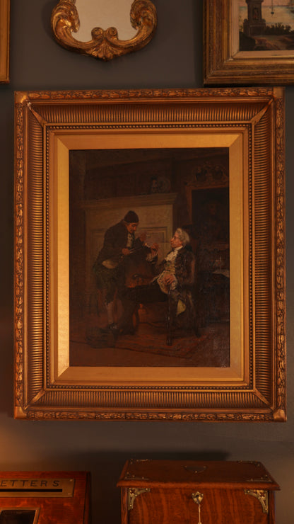 19th Century English Oil Painting by Charles Edward Marshall (1850-1928)