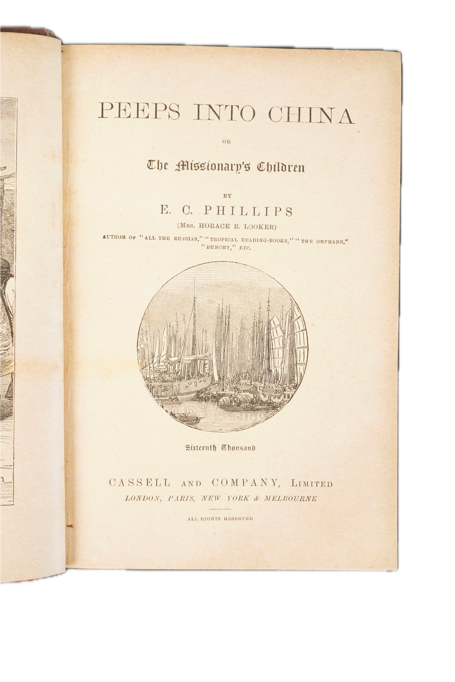 1905 E C Phillips Peeps into China Book