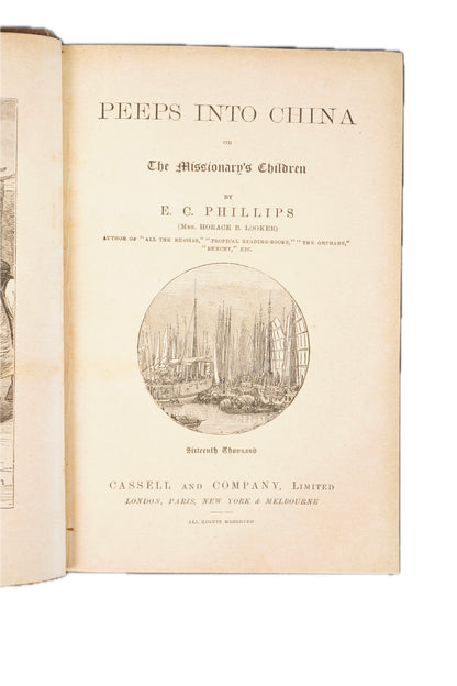 1905 E C Phillips Peeps into China Book