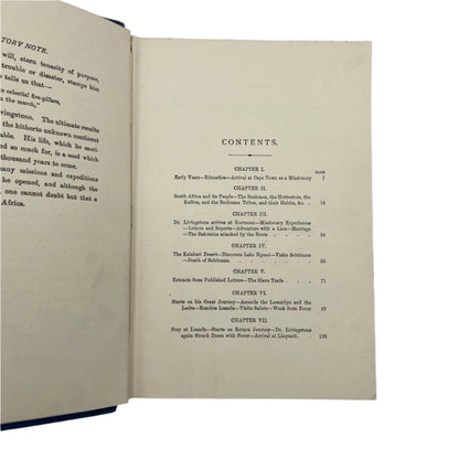 David Livingstone Missionary Explorer Prize Binding c.1900