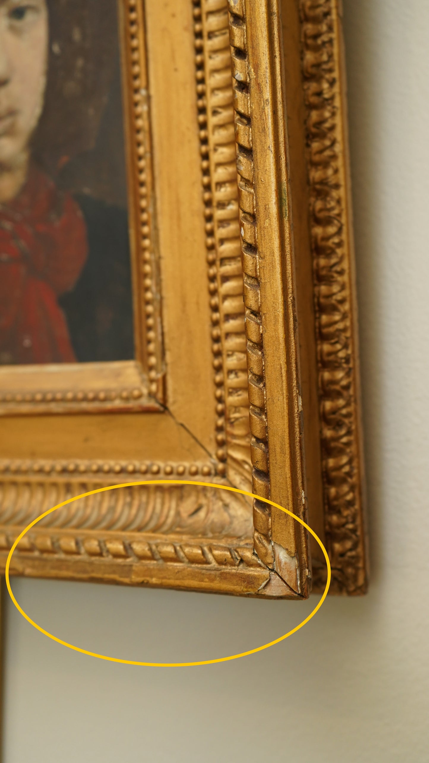 1930 Slade School Portrait Study After the Old Masters | Oil on Board by Gordon Hughes