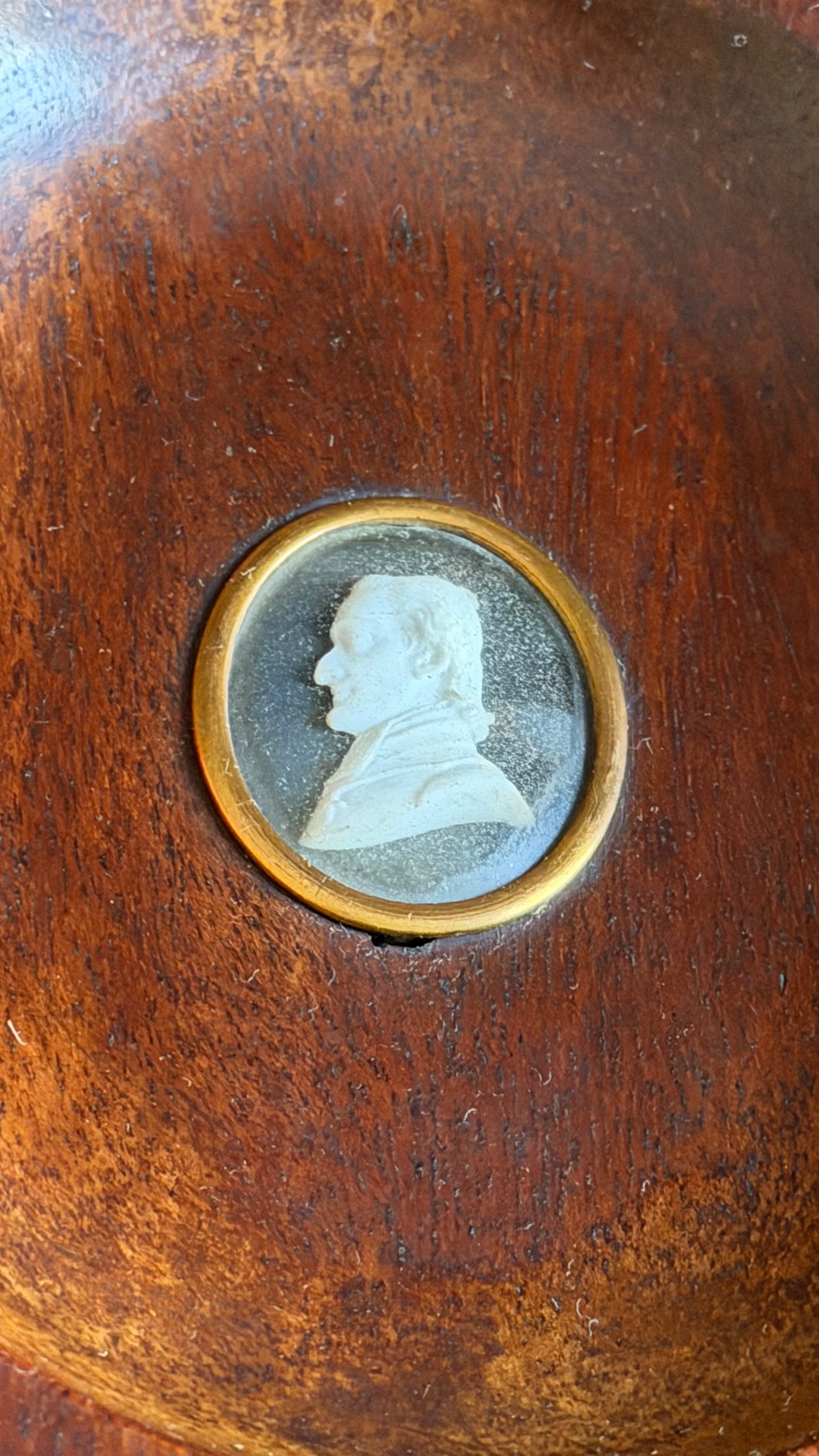 *Reserved for Susan* Portrait Relief of Monseigneur de Forbin-Janson, Bishop of Nancy, c.1820–1850, Mounted on Mahogany Plaque