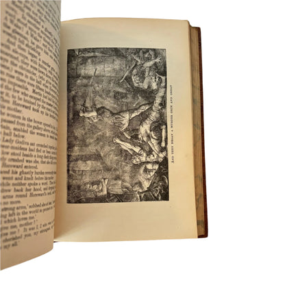 1912 Hereward the Wake by Charles Kingsley, Historical Novel in Fine Tree Calf Binding