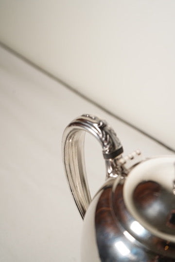 Early 20th Century Silver Plated Georgian Revival Teapot by Home Decorators Inc.