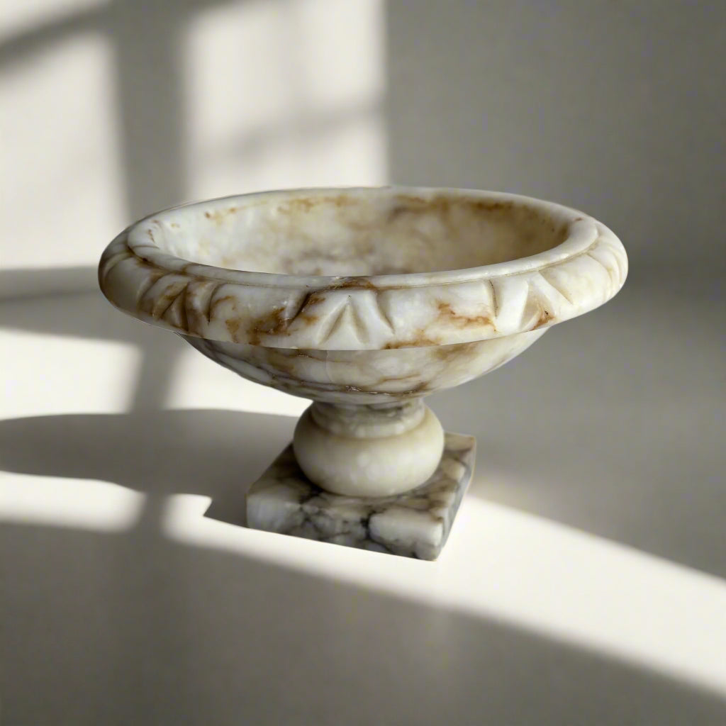 Alabaster Bird Bath