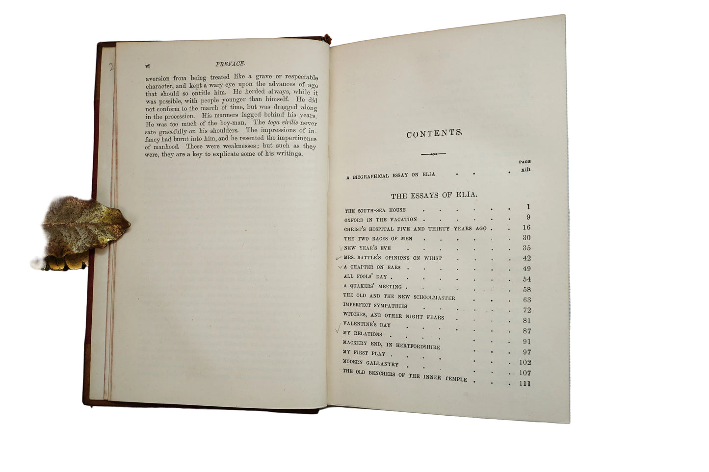 1889 The Essays of Elia & Eliana by Charles Lamb