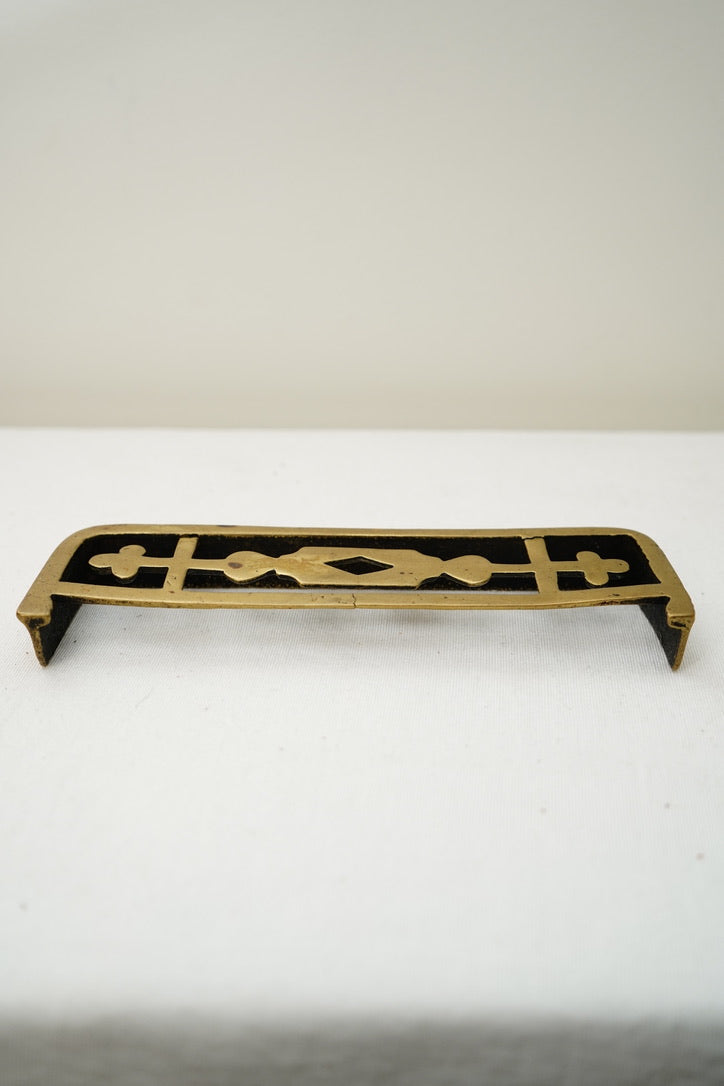 Antique English Mini Brass Riser