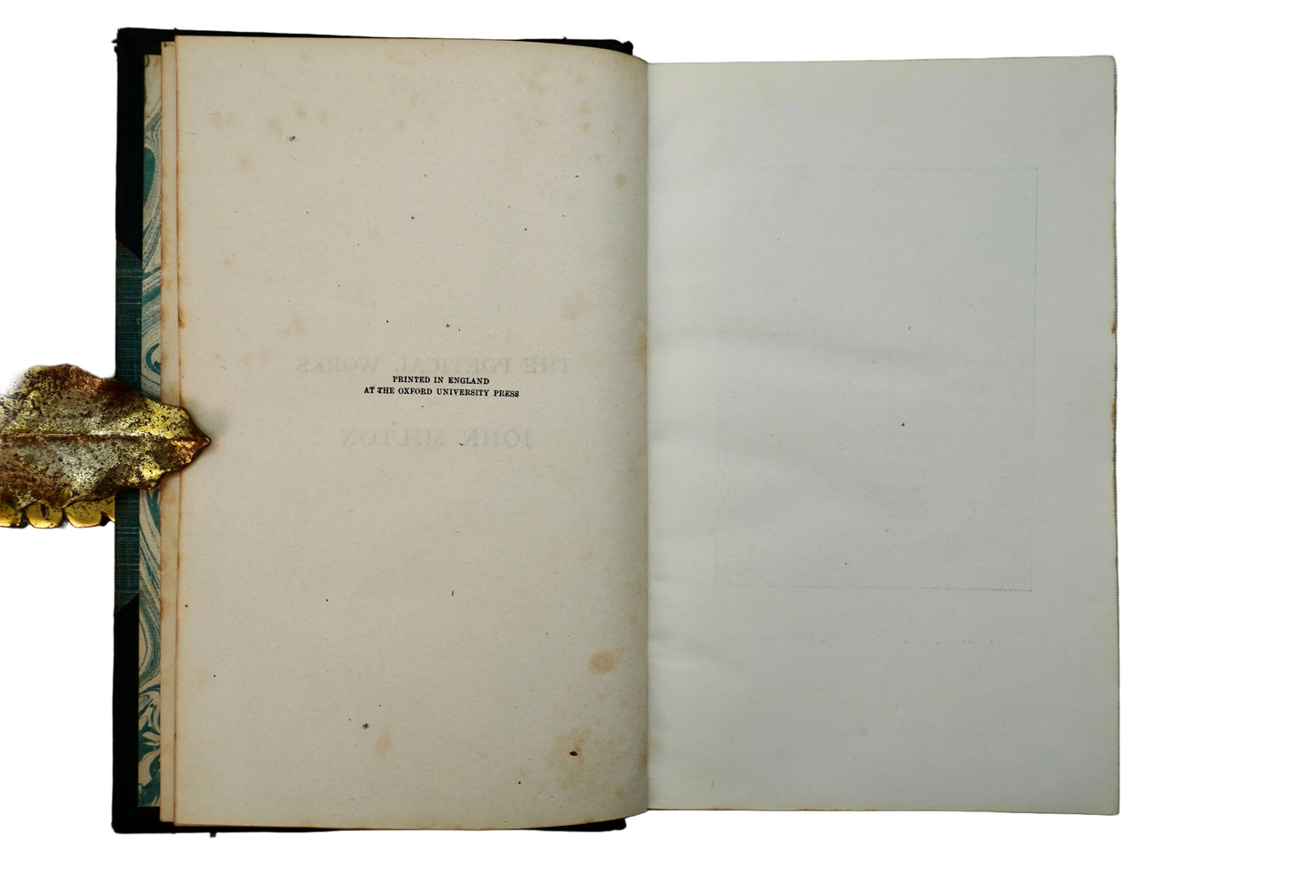 1919 The Poetical Works of John Milton Oxford University