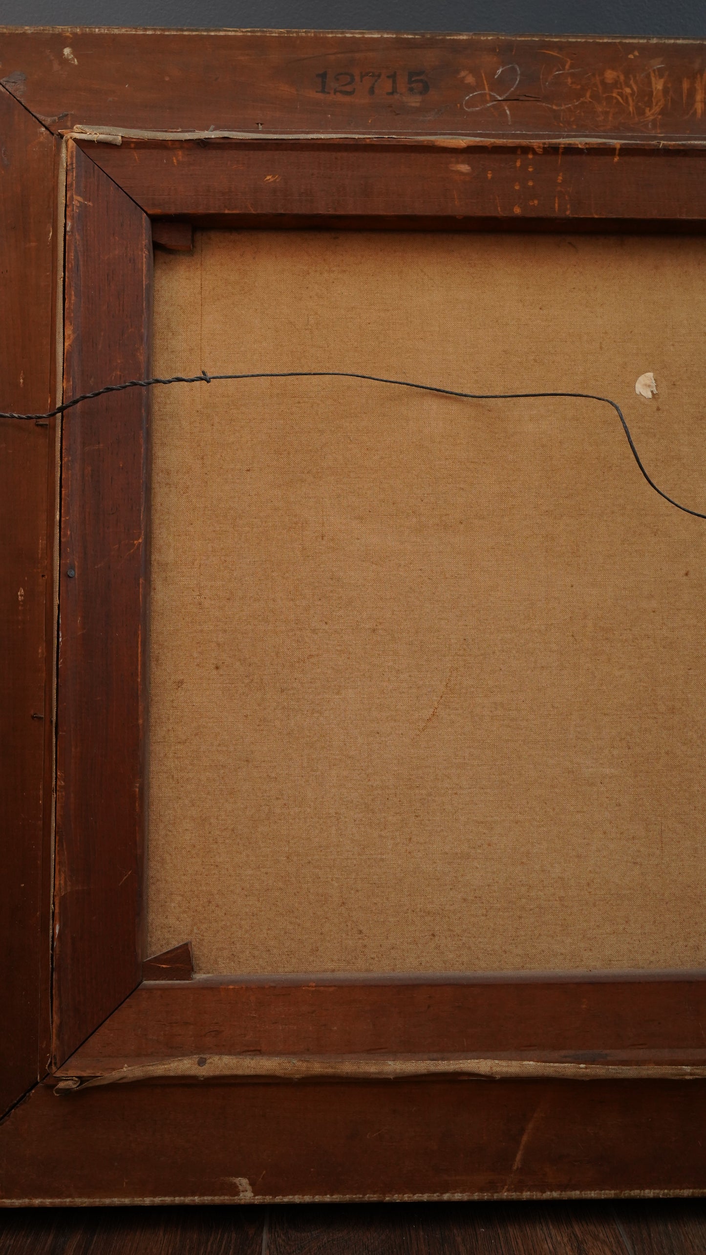 Antique European Still Life Oil Painting with Pineapple and Citrus in Gilded Frame