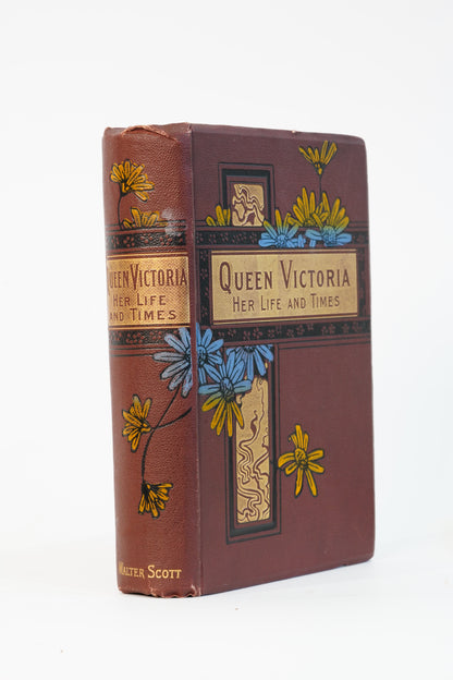 Queen Victoria Life and Times Gilt Decorated Cloth