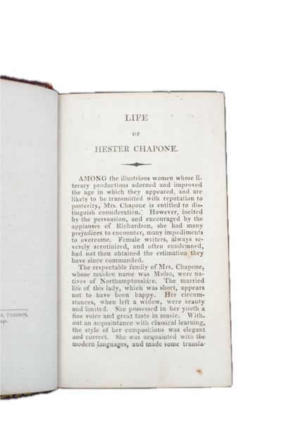 1820 Earl of Chesterfield Letters to His Son