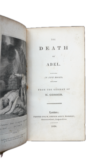 1816 Salomon Gessner The Death of Abel