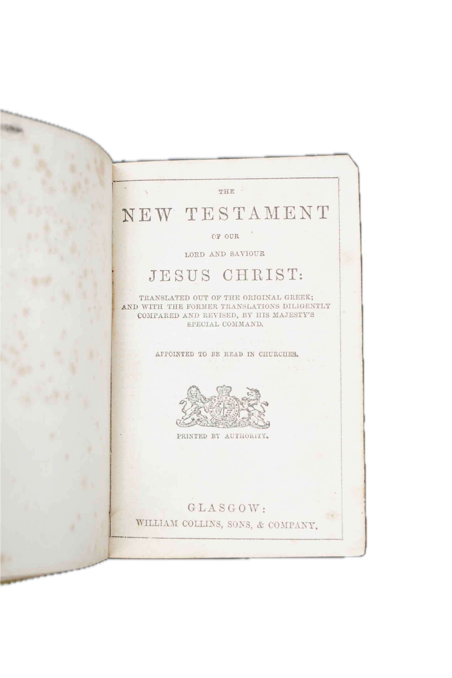 King James Version New Testament William Collins