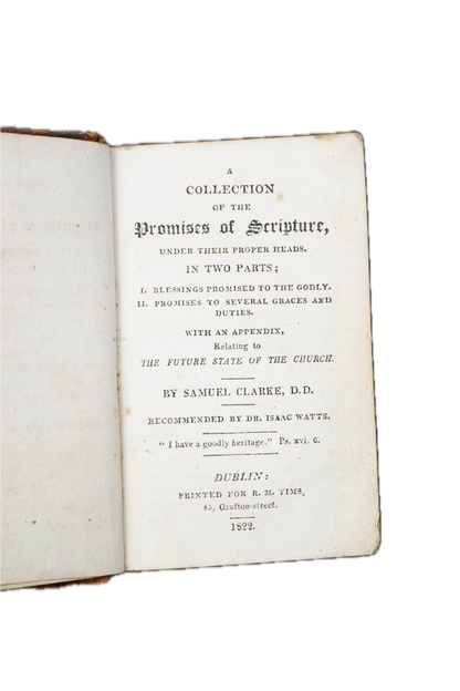 1822 Samuel Clark A Collection of the Promises of Scripture