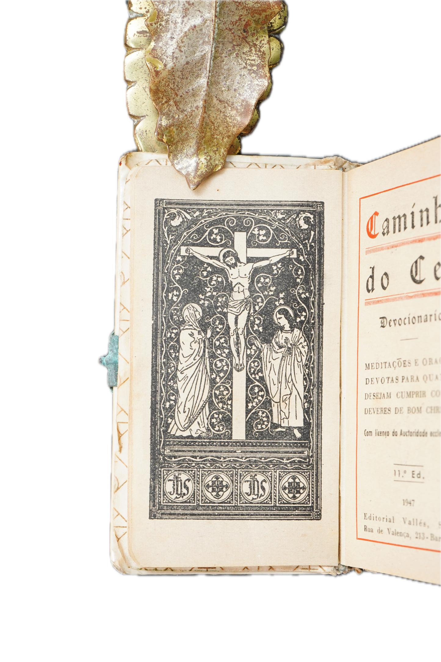 1947 Caminho do Ceo Portuguese Catholic Devotional Book