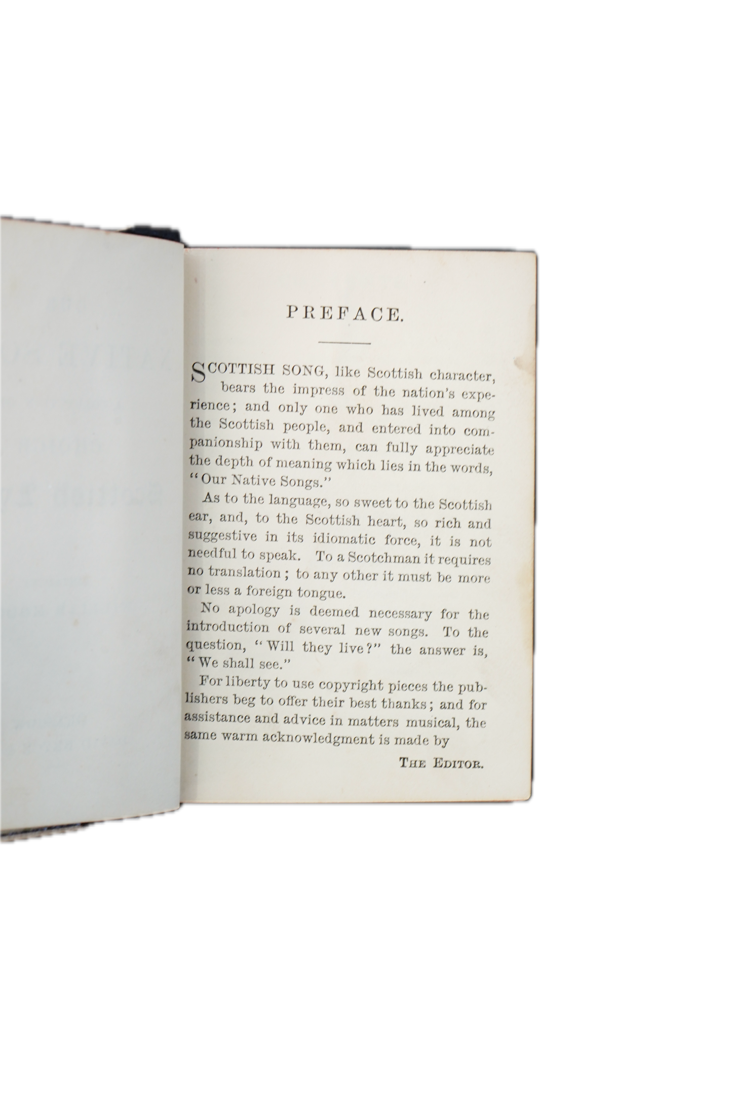 William Moodie, ed. Our Native Songs
