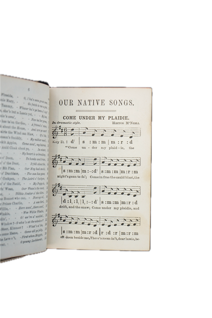 William Moodie, ed. Our Native Songs