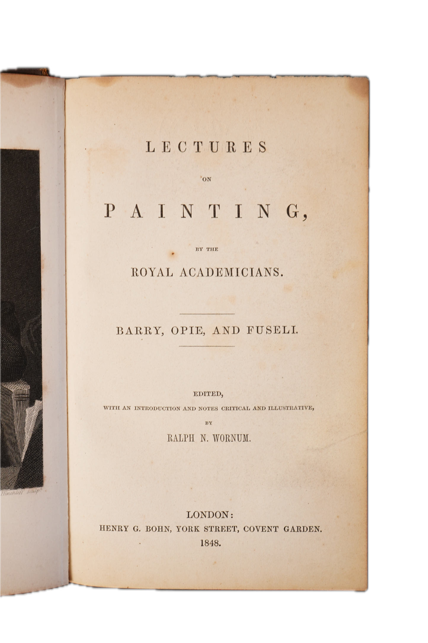 1848 Lectures on Painting Barry, Opie, Fuseli