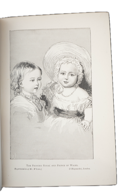 Queen Victoria Life and Times Gilt Decorated Cloth