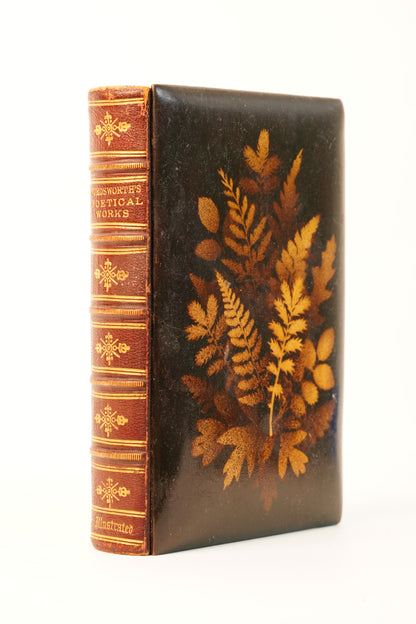 1871 Wordsworth Poetical Works Mauchline Binding