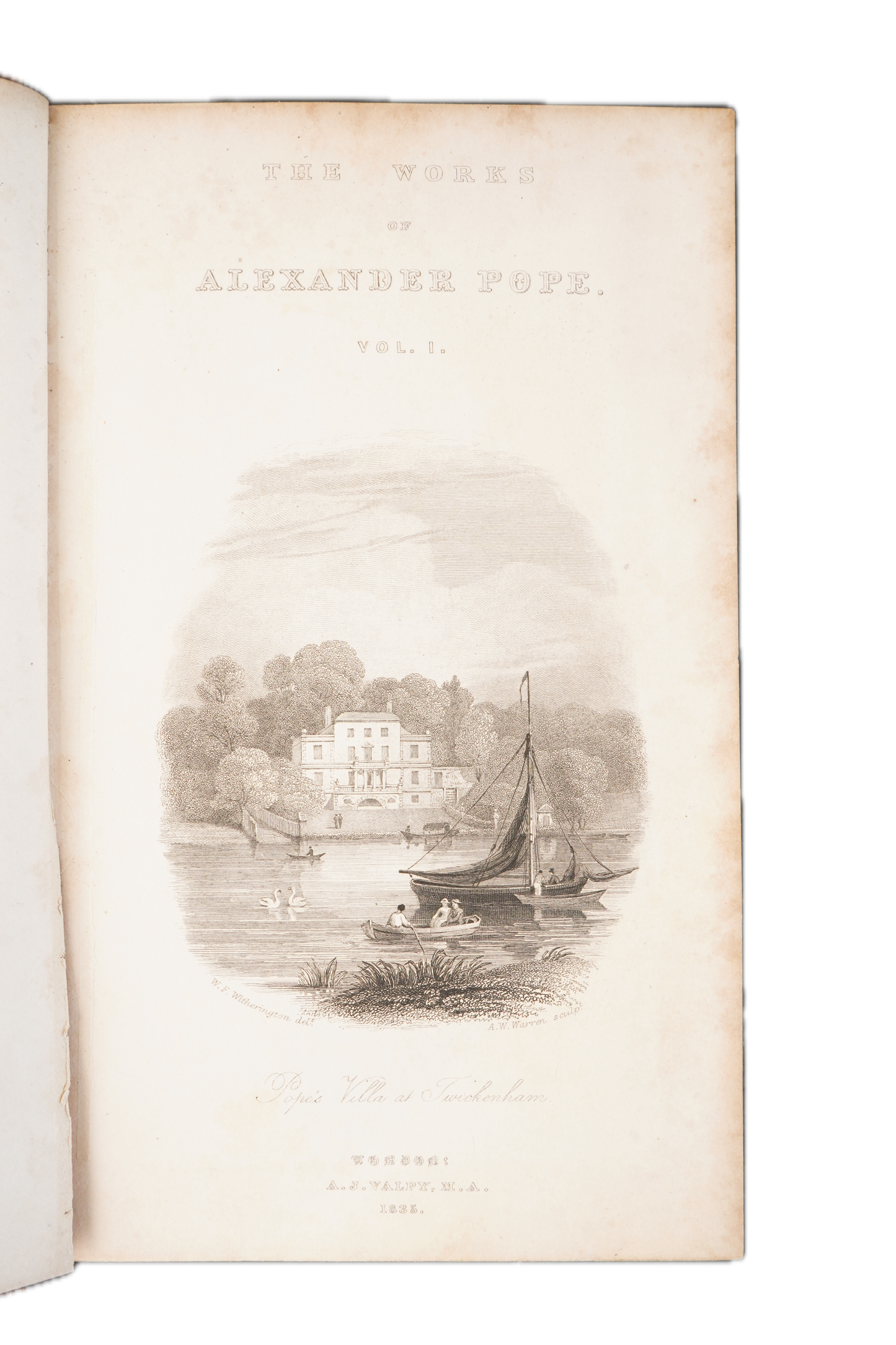 1835 Alexander Pope Works Vols I & III