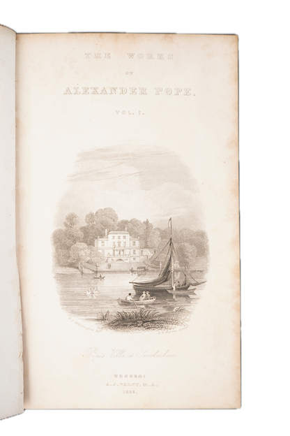 1835 Alexander Pope Works Vols I & III