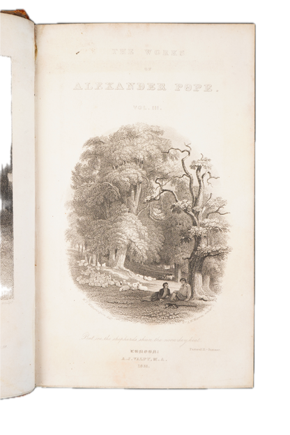 1835 Alexander Pope Works Vols I & III
