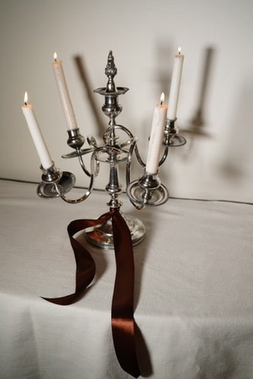 Eureka Silver Co. Quadruple-Plated Five-Arm Candelabrum, c. 1890–1910