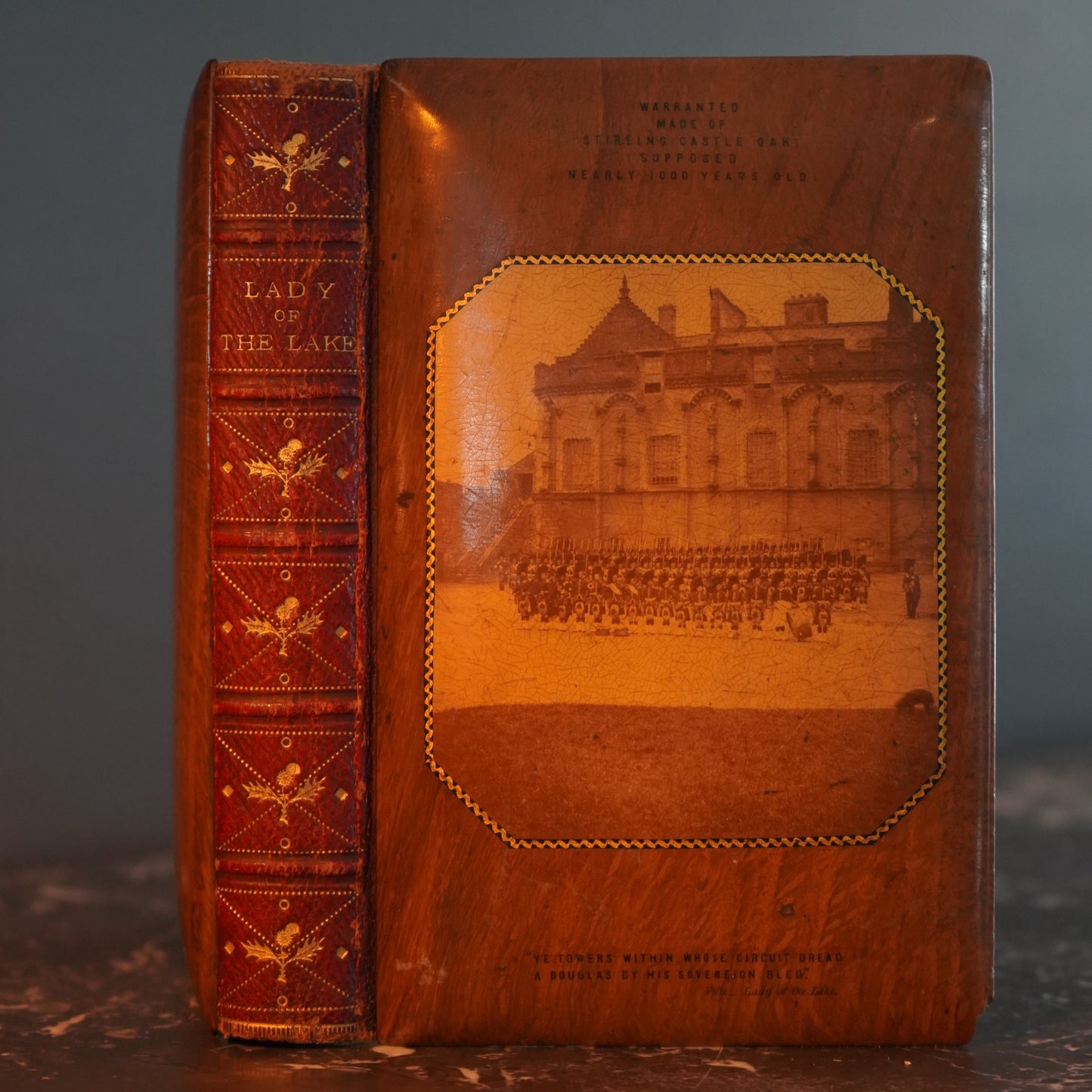Mauchline Binding 1869 "The Lady of the Lake" by Sir Walter Scott