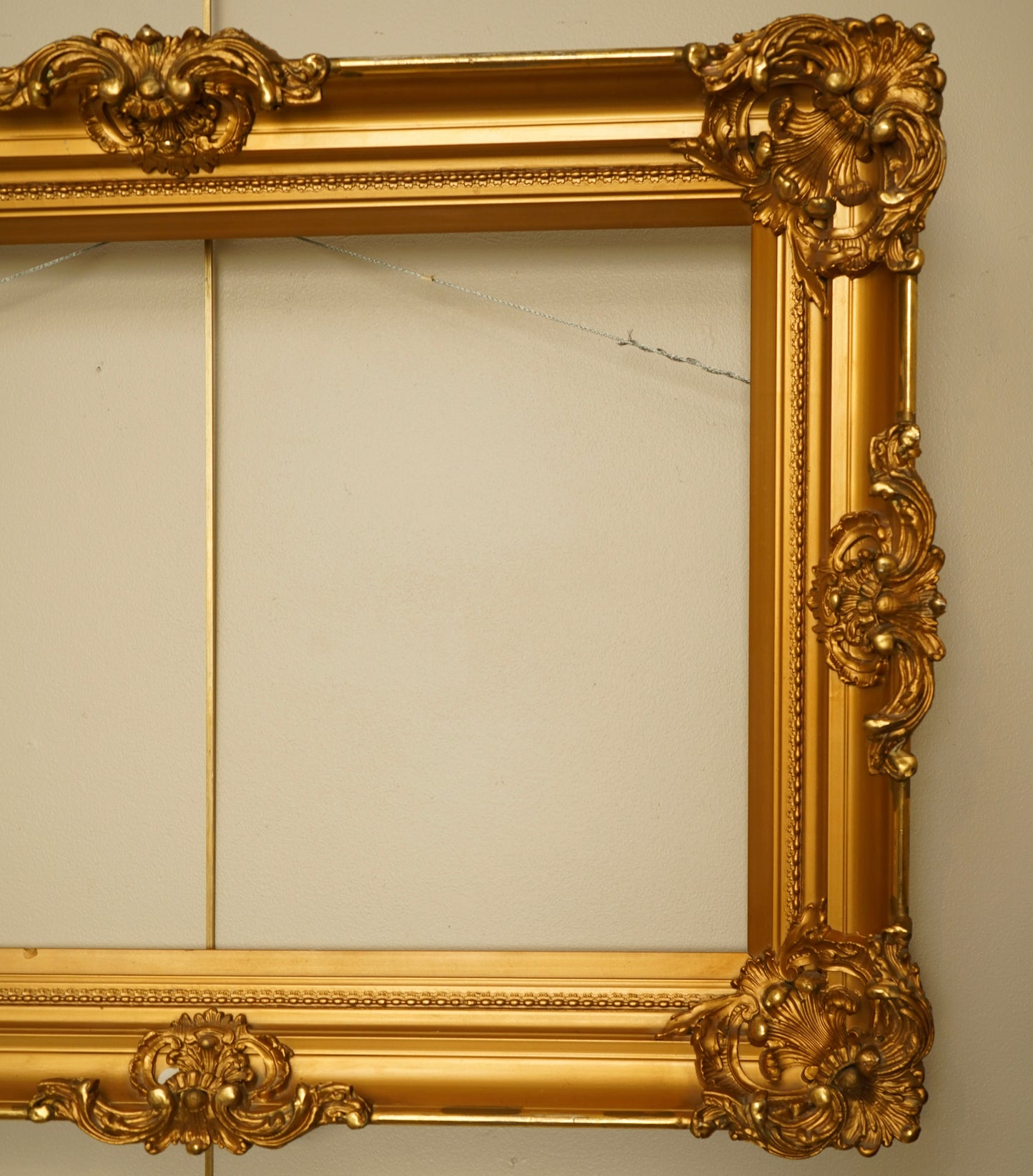 Antique Giltwood Rococo Revival Frame | Ornate Gold Picture Frame, Late 19th–Early 20th Century