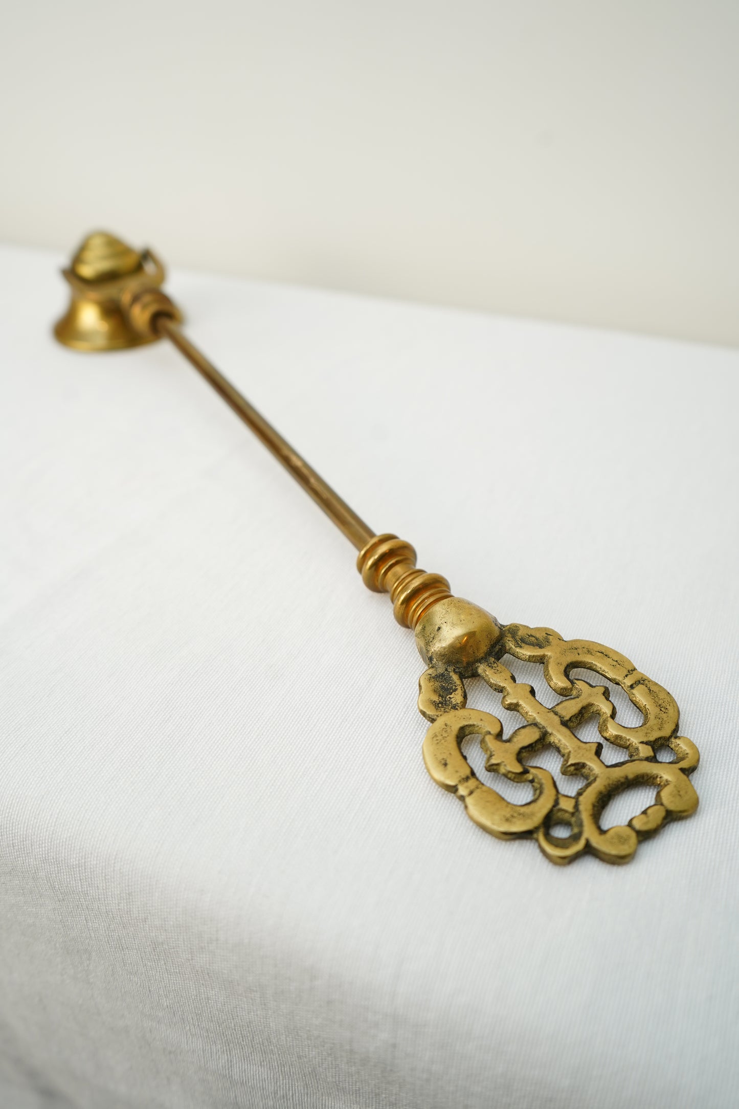 Large Brass Candle Snuffer