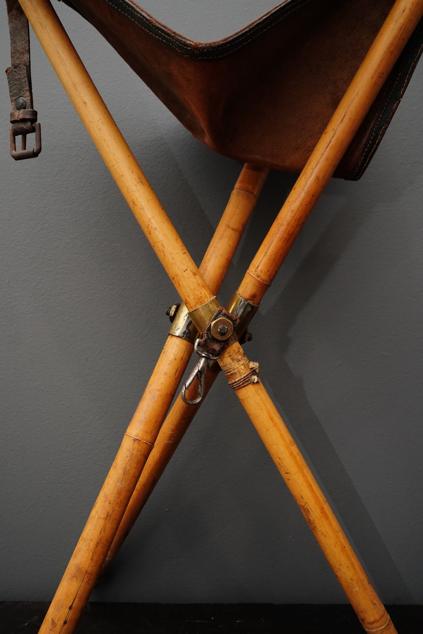 Vintage British Artist Paint Kit with Folding Stool, Easel, Palette and Paint Box