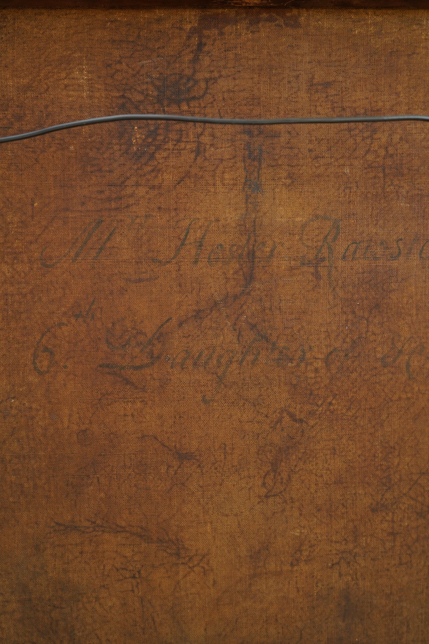 18th Century Georgian Portrait Oil on Canvas Painting, c. 1720–1740