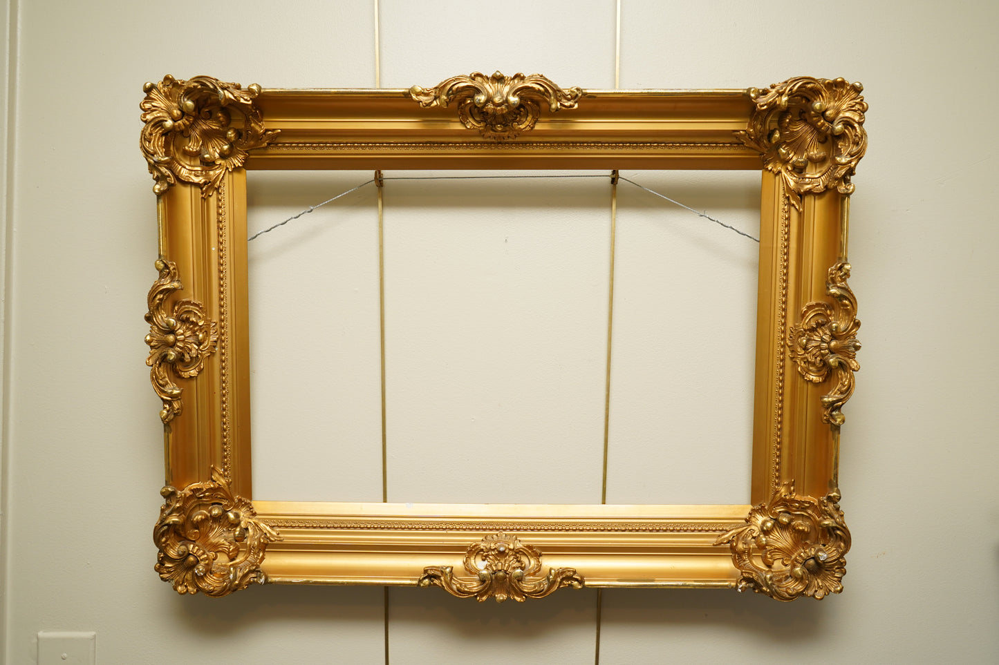 Antique Giltwood Rococo Revival Frame | Ornate Gold Picture Frame, Late 19th–Early 20th Century