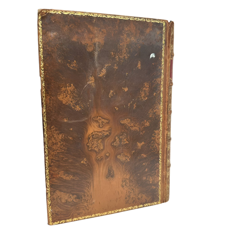 1897 "The Life of Napoleon Buonaparte" Brown Full Prize Binding Leather Book