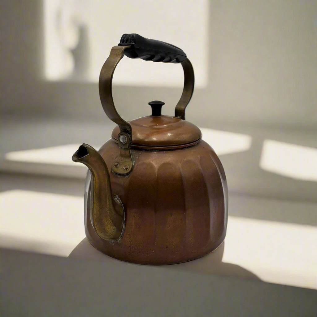 German Copper & Brass Tea Kettle