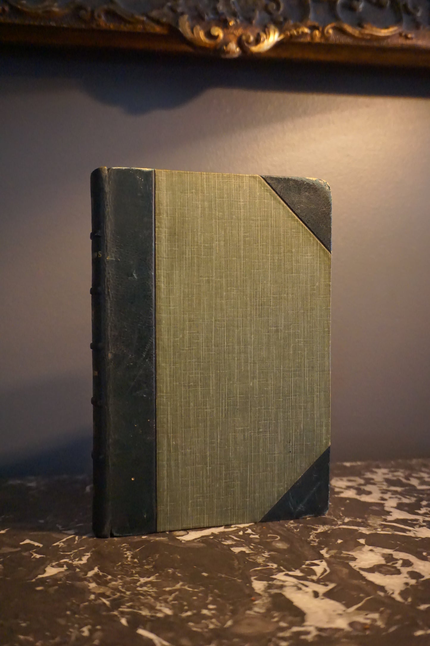 1916 "The Surgeon’s Log" Green Half Leather Book