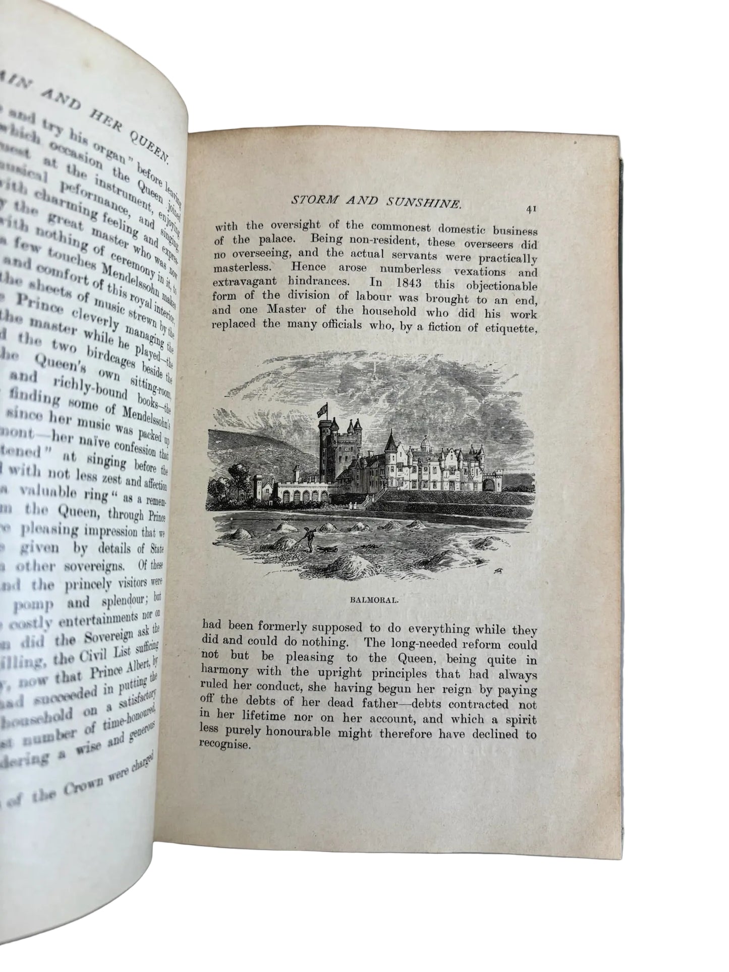 Antique Victorian History Book Great Britain and Her Queen 1897