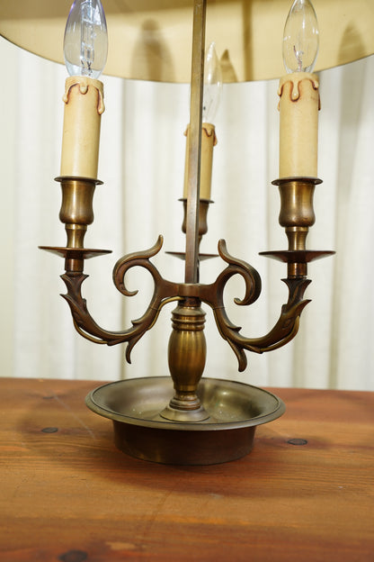 Vintage French Louis XVI Style Bouillotte Lamp