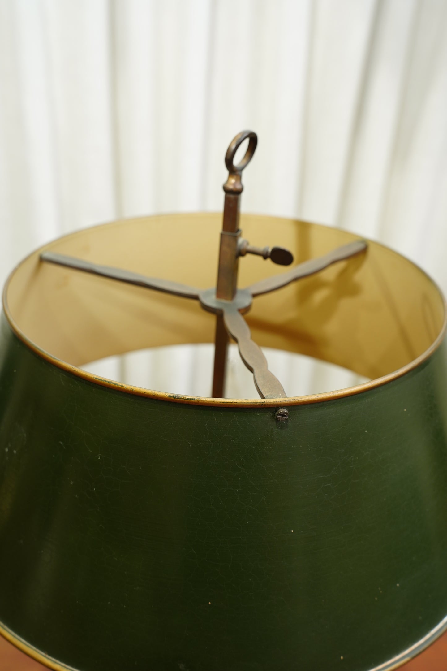 Vintage French Louis XVI Style Bouillotte Lamp