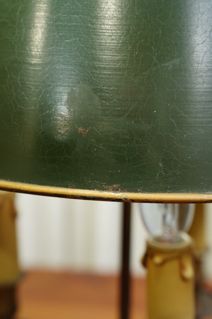 Vintage French Louis XVI Style Bouillotte Lamp