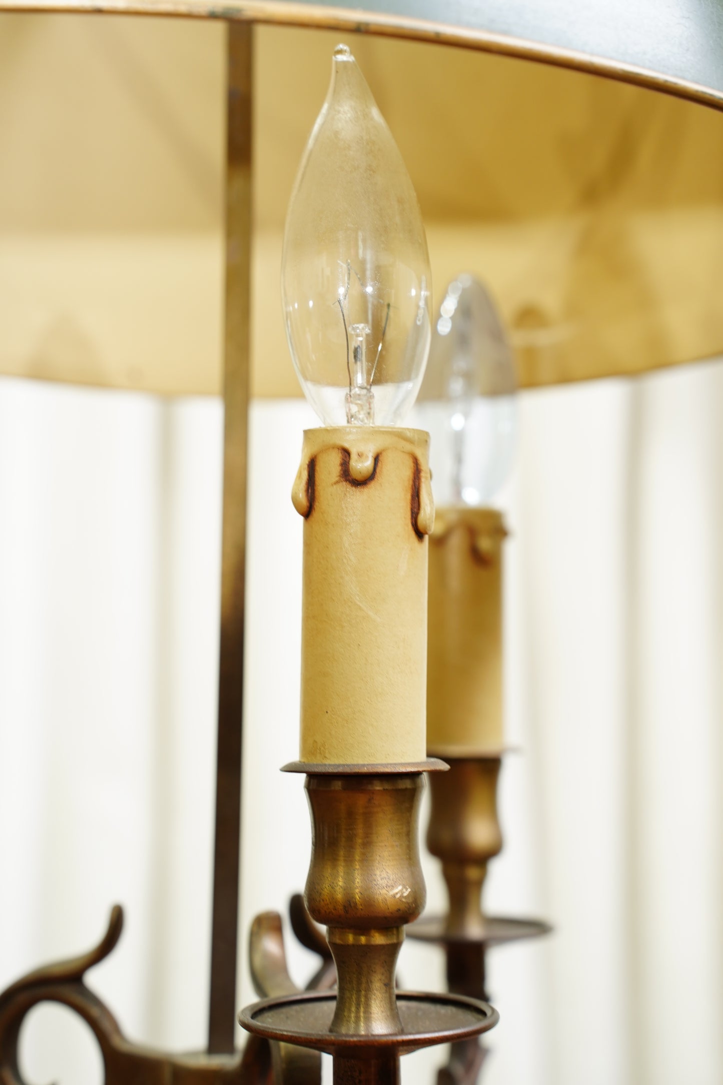 Vintage French Louis XVI Style Bouillotte Lamp