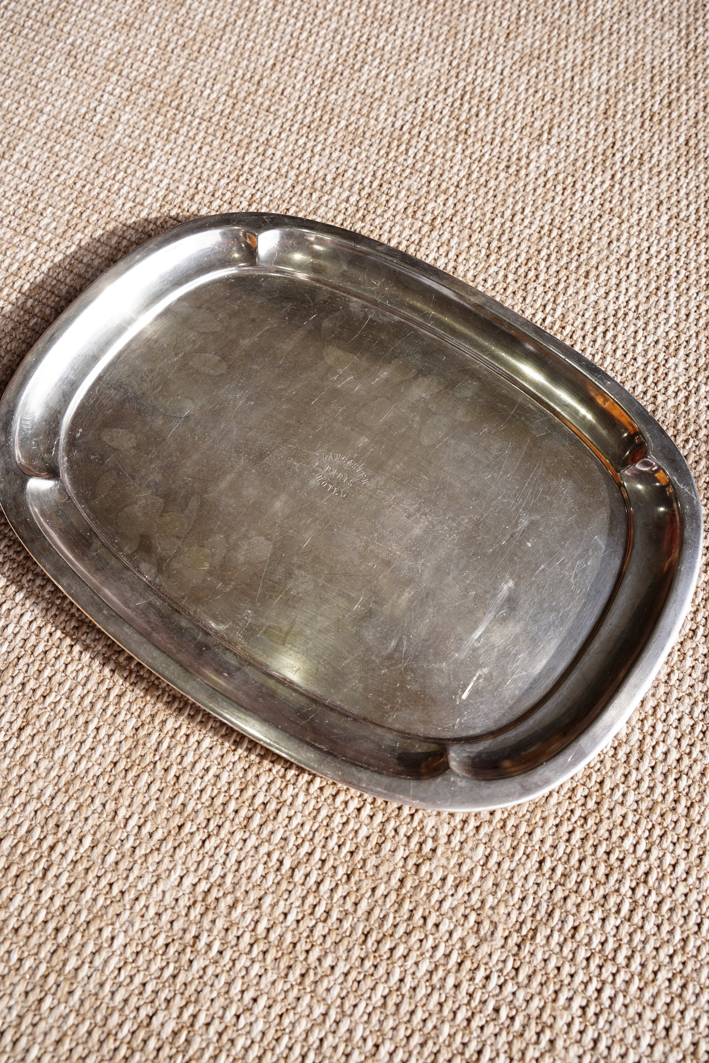 Vintage Christofle Silverplate Tray - Lancaster Paris Hotel