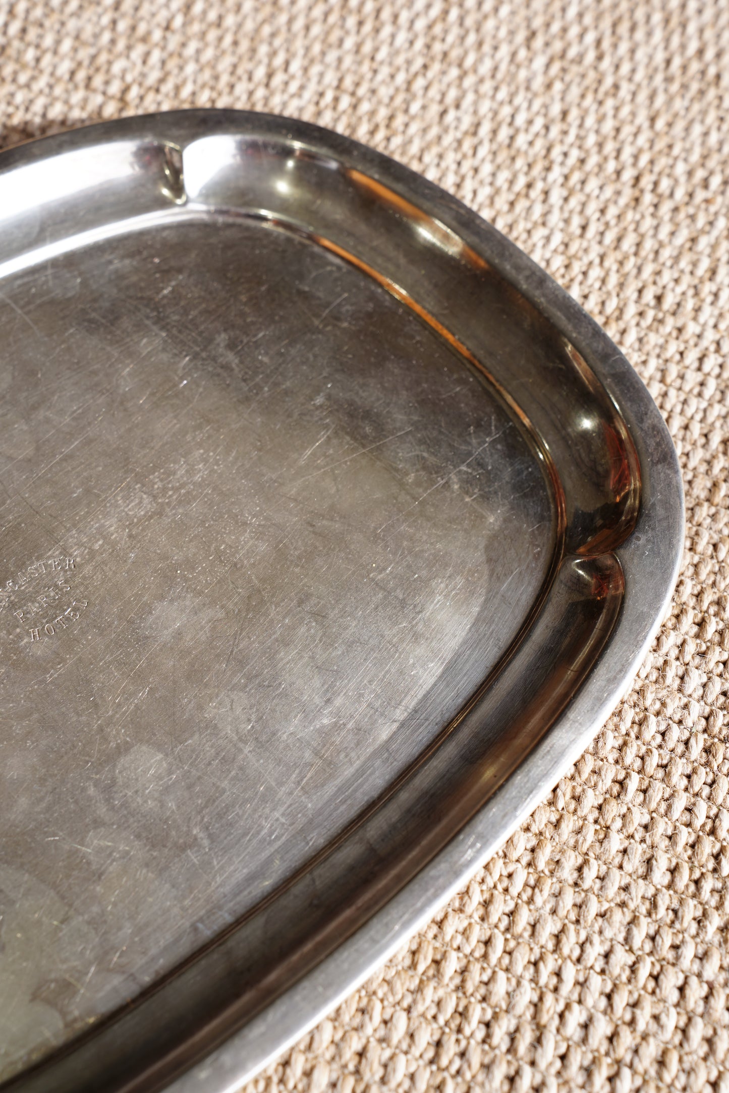 Vintage Christofle Silverplate Tray - Lancaster Paris Hotel