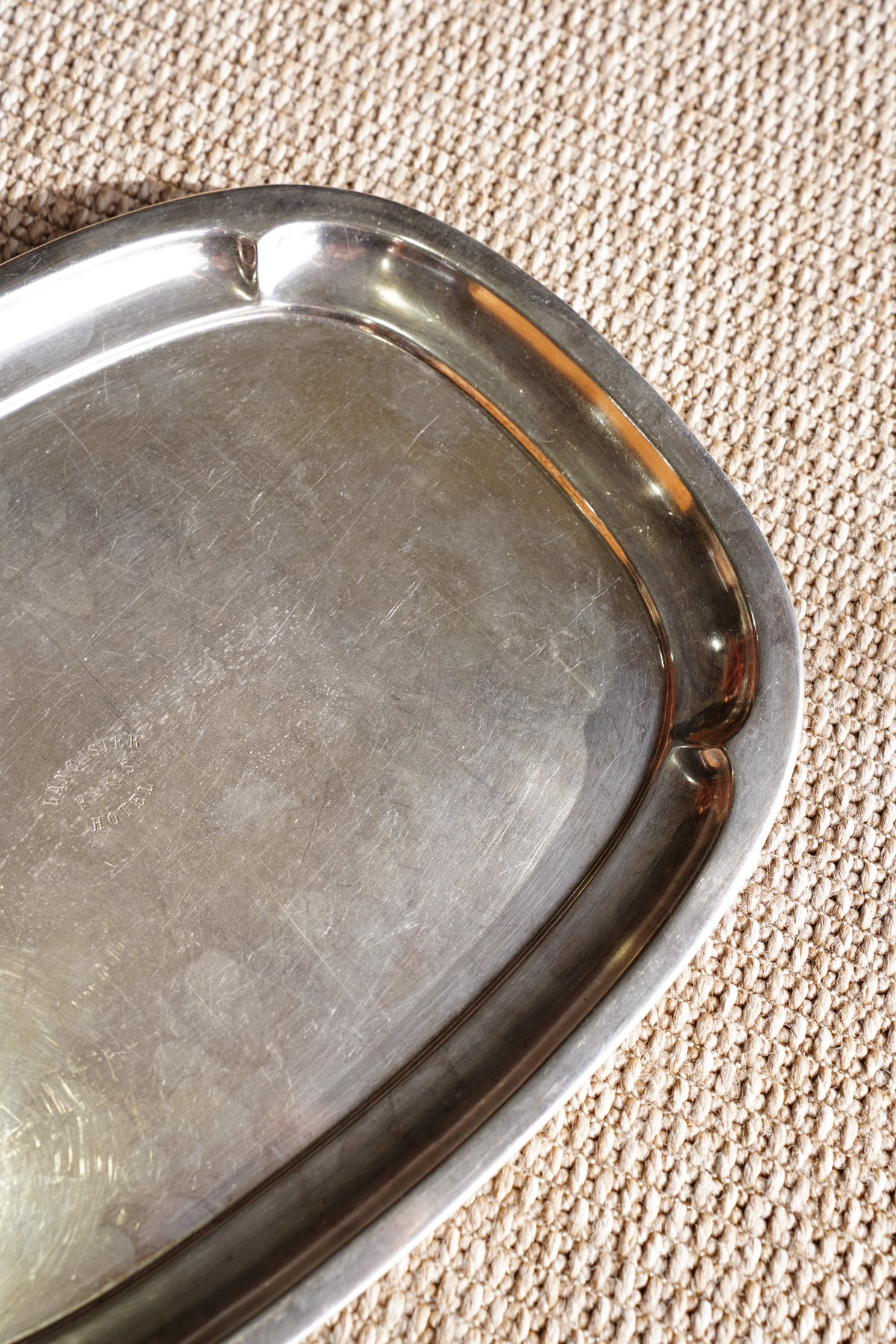 Vintage Christofle Silverplate Tray - Lancaster Paris Hotel