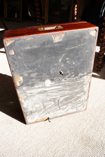Antique Edwardian Oak & Brass Cutlery Box