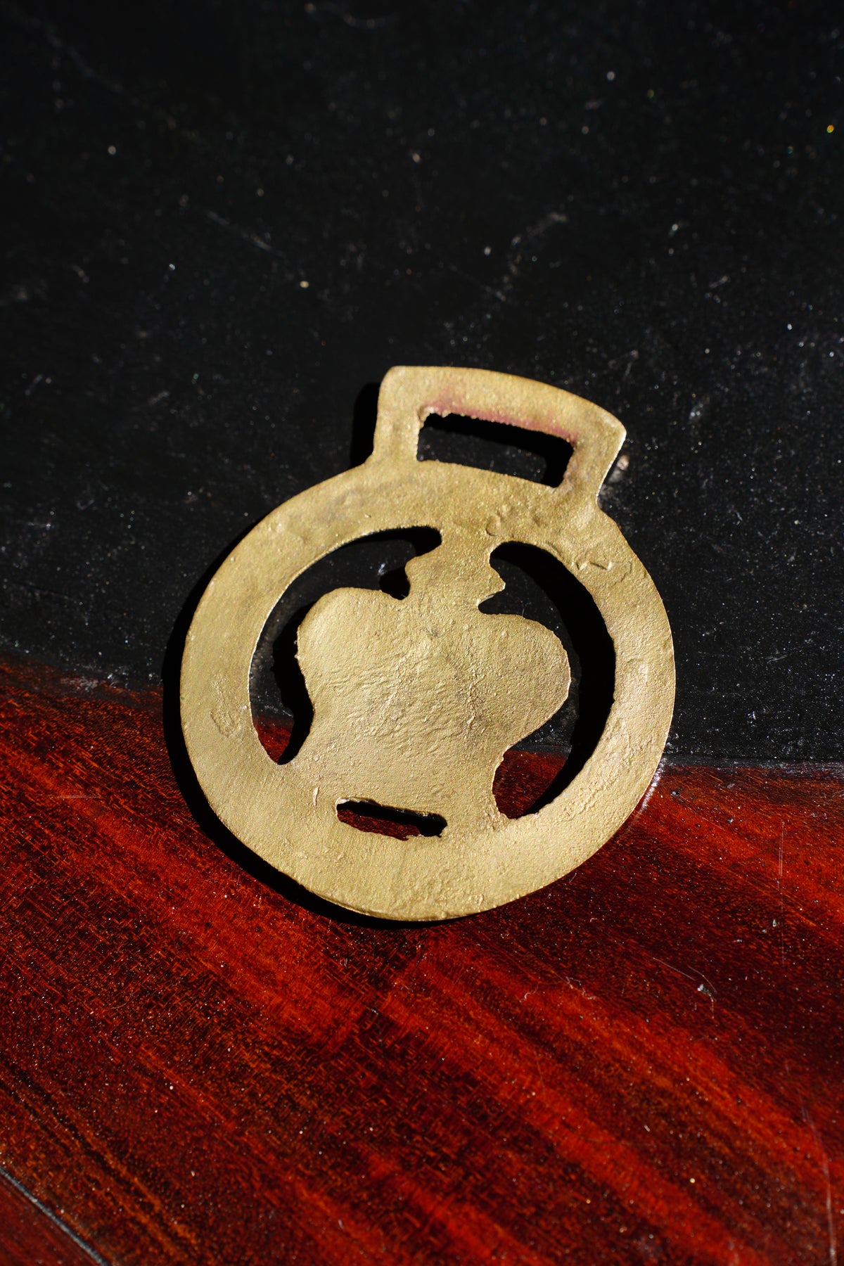 Vintage English Brass Medallion