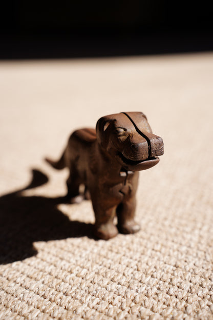 Vintage Cast Iron Dog Nutcracker, St Bernard