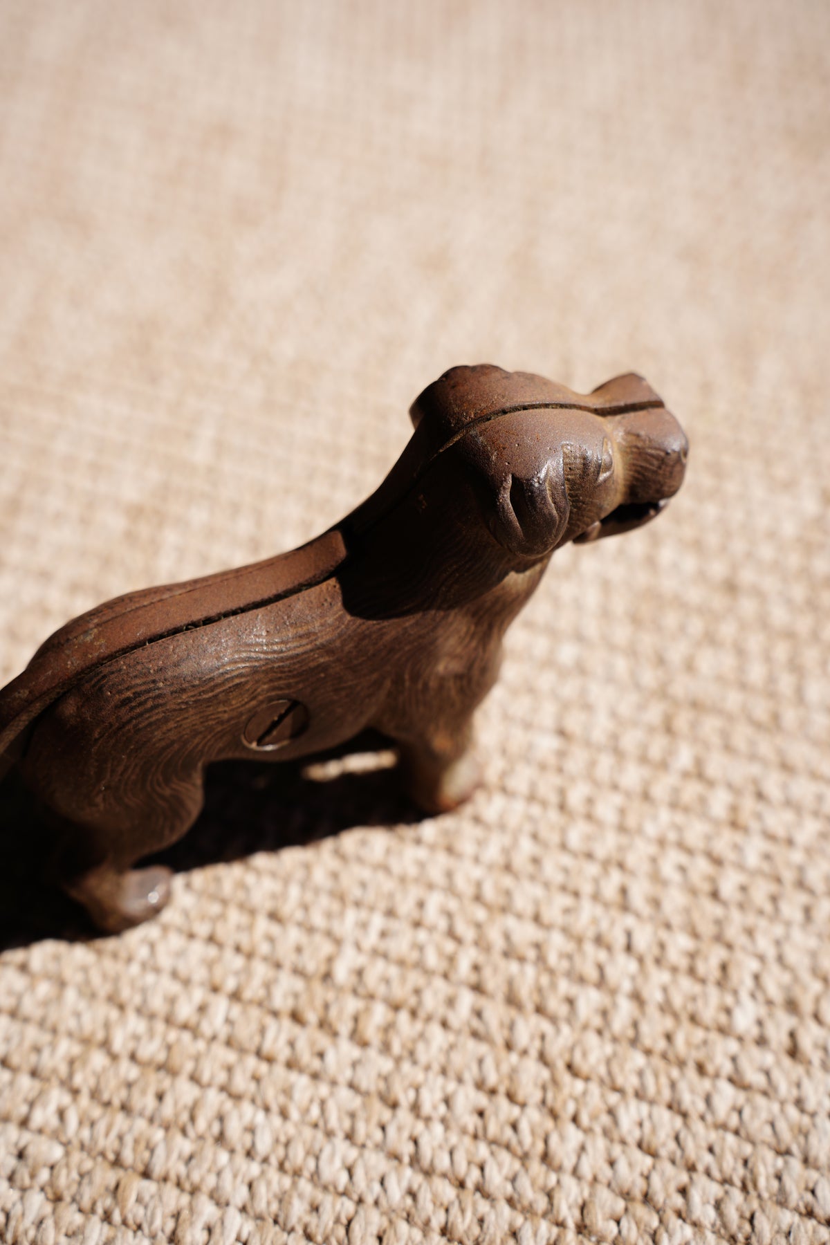 Vintage Cast Iron Dog Nutcracker, St Bernard