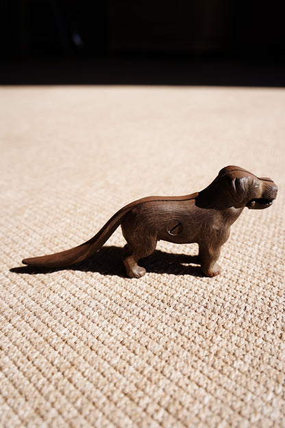 Vintage Cast Iron Dog Nutcracker, St Bernard